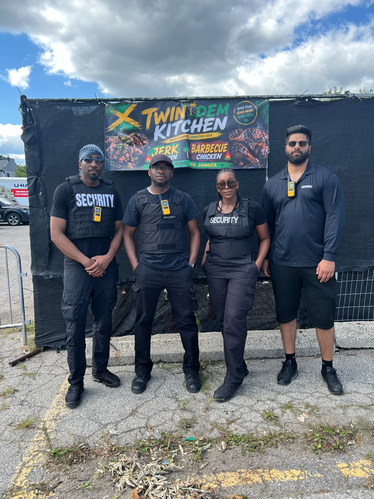 Amani Protection security team providing event coverage at JerkFest in Toronto
